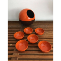 Vintage snack bowl uit de 70s